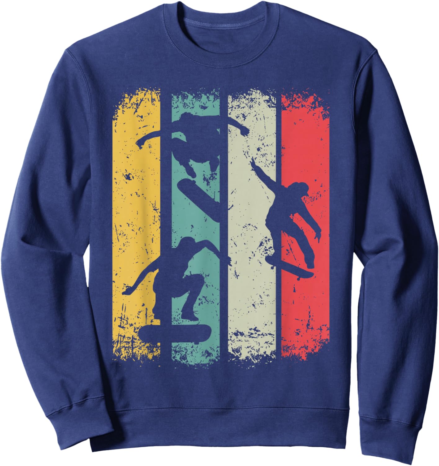 Skateboard Skater Boys Skateboarders Kids - Skateboarding Sweatshirt - Sweatshirt | Navy