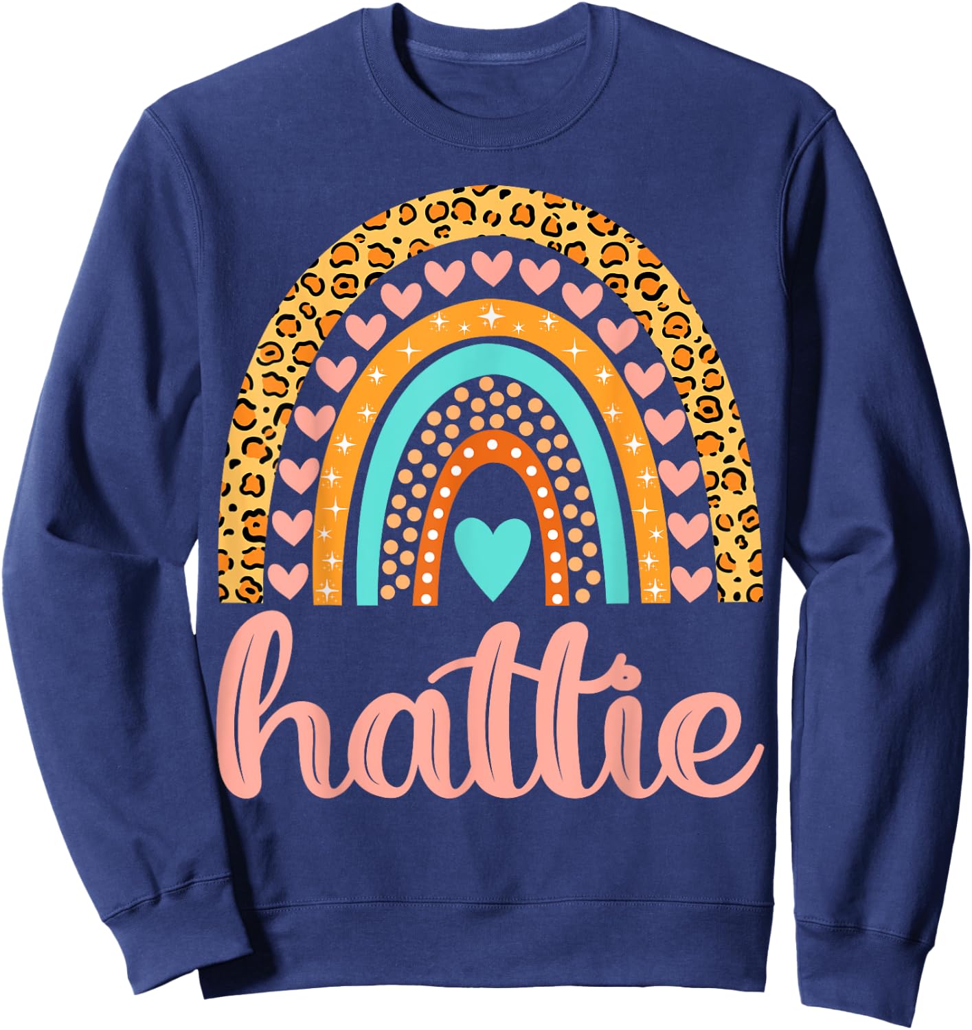 Hattie Hattie Name Birthday Shirt Gift Sweatshirt - Sweatshirt | Navy