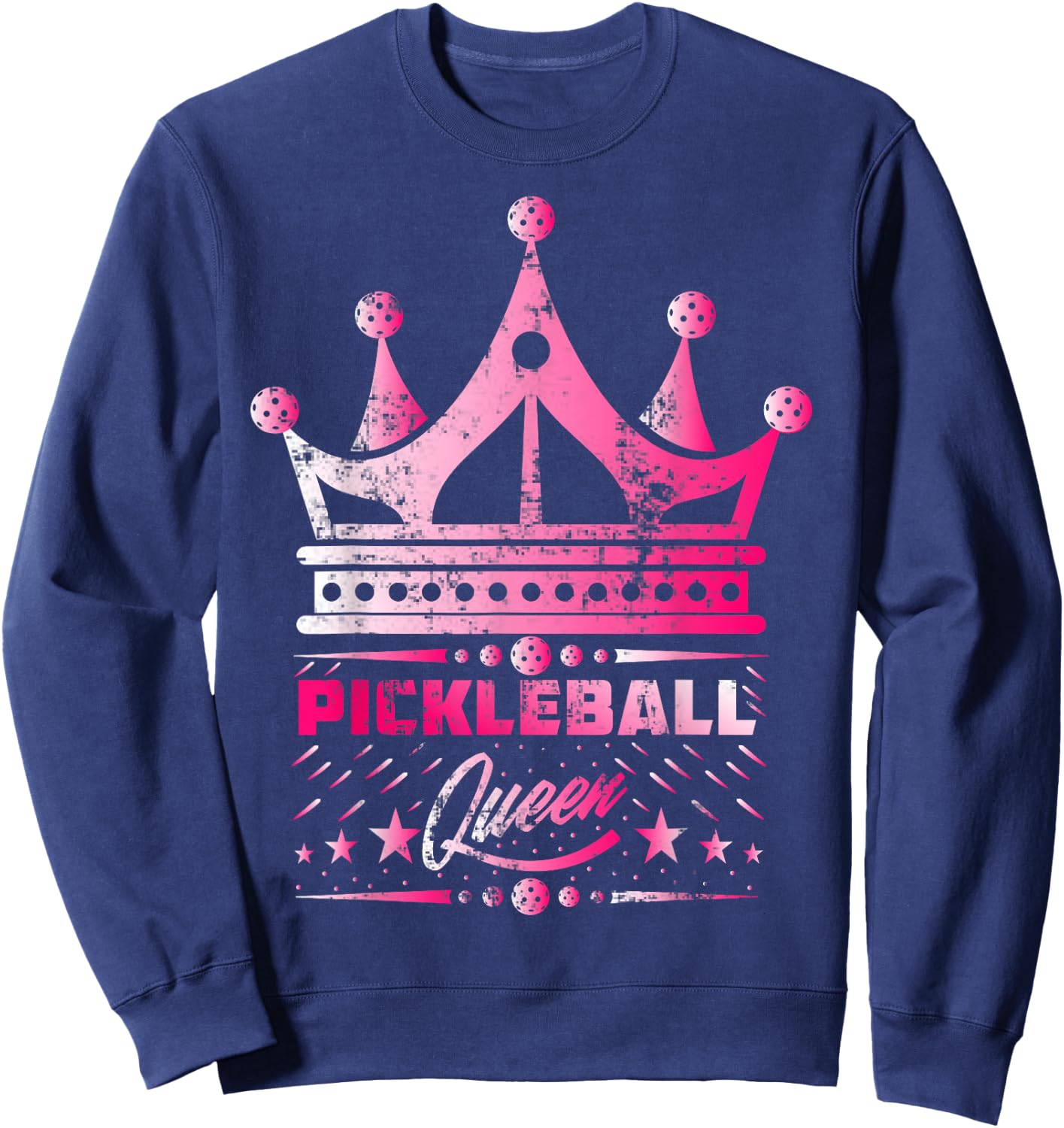 Pickleball Queen Pickleball Player Paddleball Sweatshirt - Sweatshirt | Navy