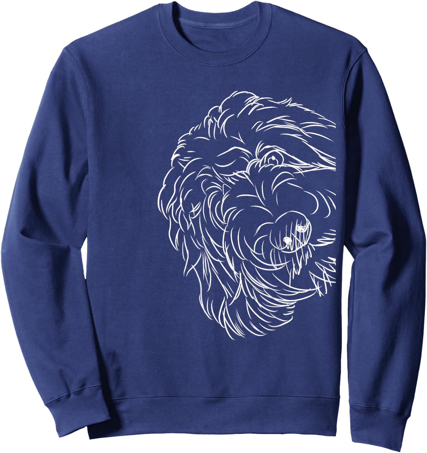 Funny Dog Bernedoodle Sweatshirt - Sweatshirt | Navy