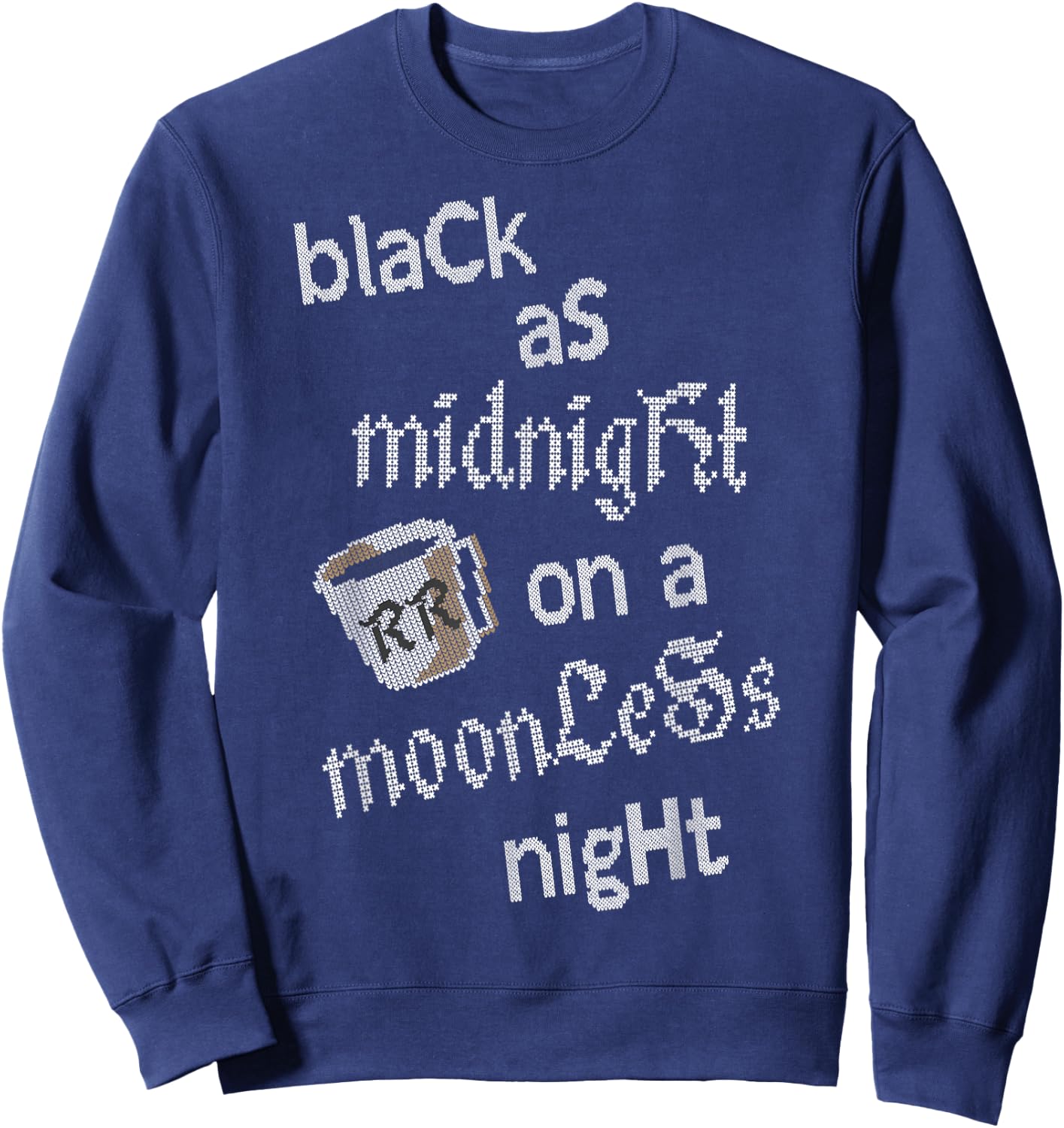Twin Peaks Black As Midnight On A Moonless Night Sweatshirt - Sweatshirt | Navy