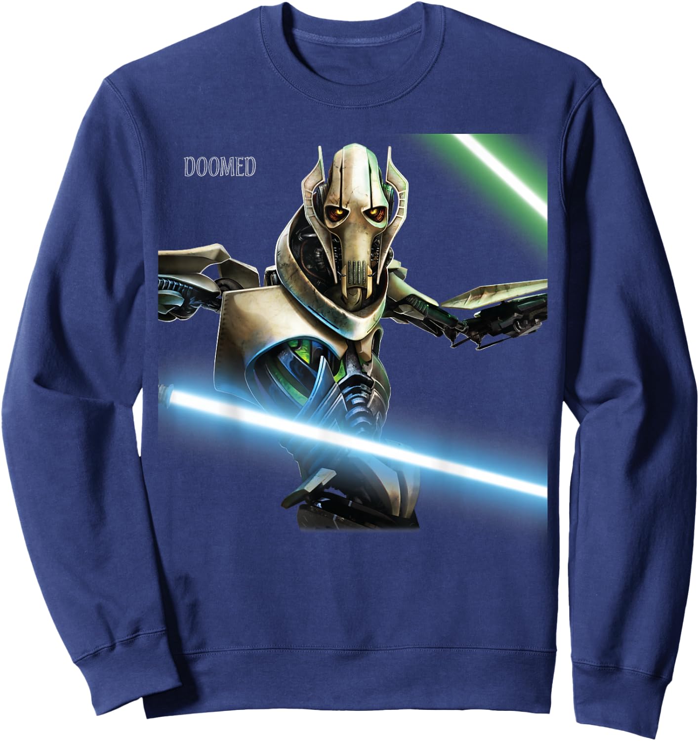 Star Wars Revenge of the Sith General Grievous Lightsabers Sweatshirt - Sweatshirt | Navy