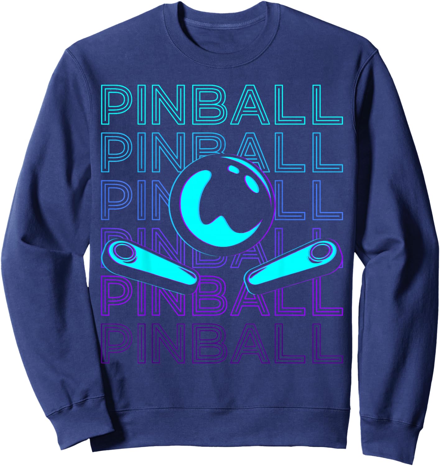 Pinball Player Retro Sweatshirt - Sweatshirt | Navy