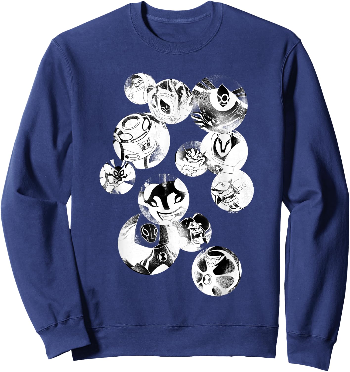 Ben 10 Ultimate Alien: Cosmic Destruction Hero Bubbles Faded Sweatshirt - Sweatshirt | Navy