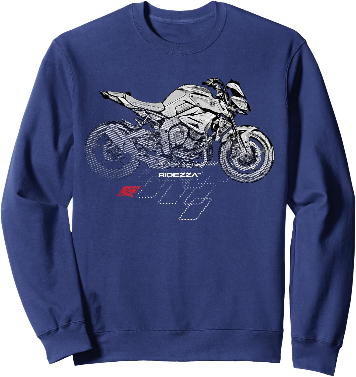 Ridezza SuperGP FZ10 MT10 Motorcyclist Sweatshirt - Sweatshirt | Navy