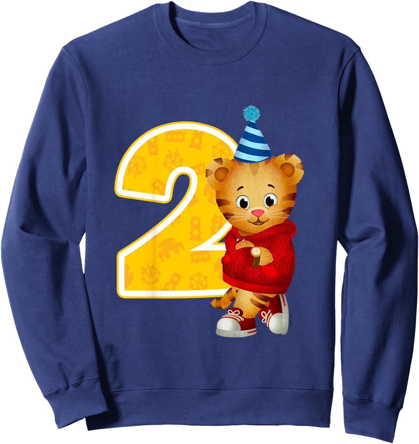 Daniel Tiger's Neighborhood: My 2nd Birthday Sweatshirt - Sweatshirt | Navy