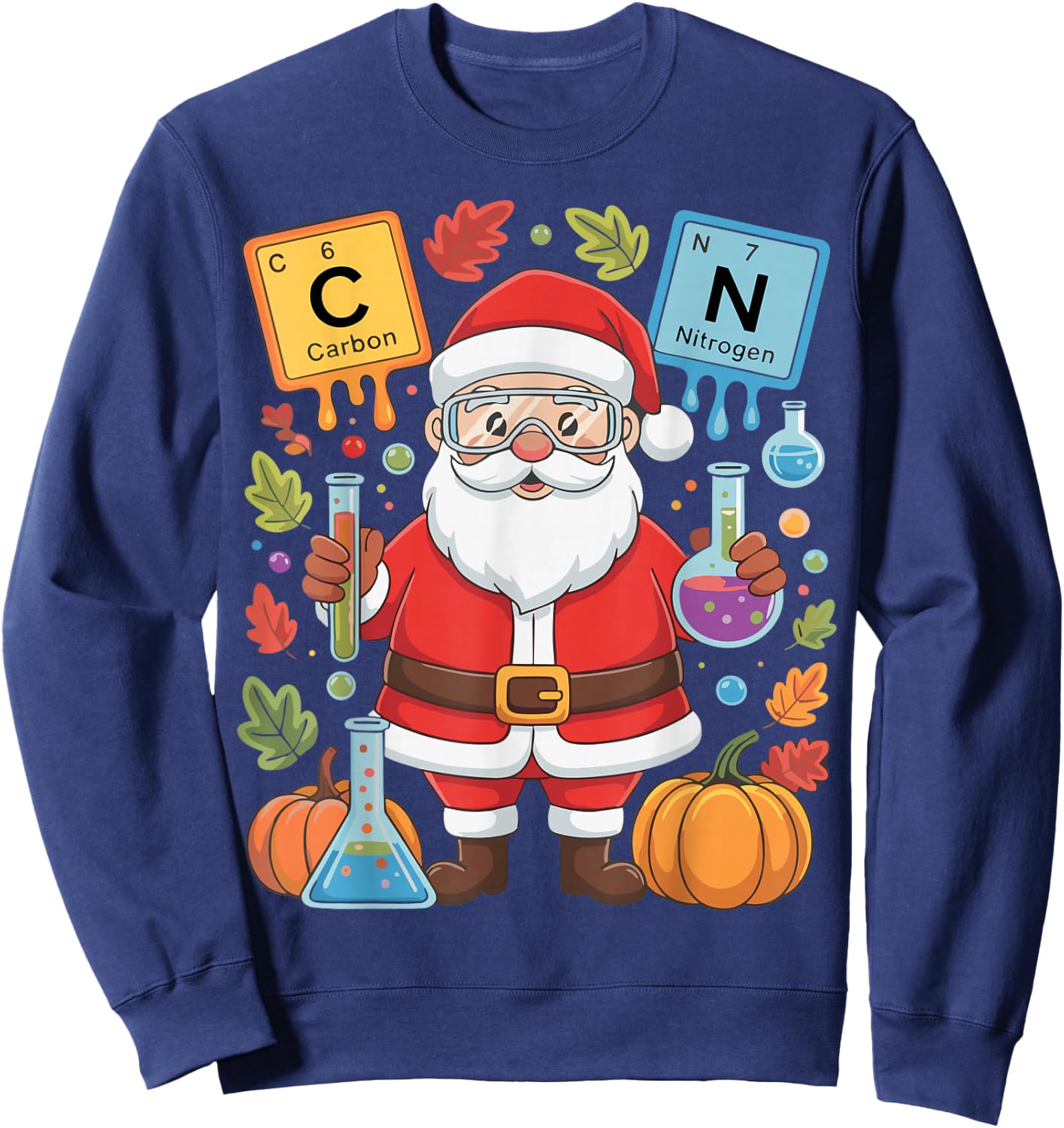 67 Chemistry Science Teacher Periodic Table Sweatshirt - Sweatshirt | Navy