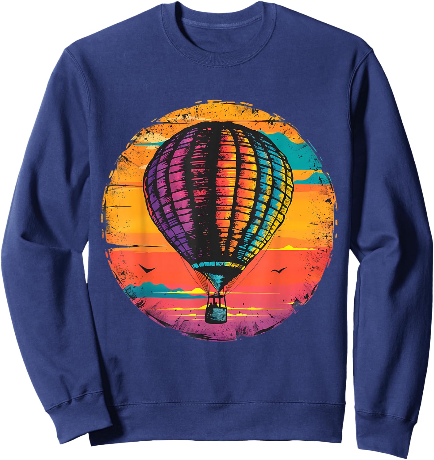 Hot Air Balloon Ride Festival Hot Air Ballooning Sweatshirt - Sweatshirt | Navy