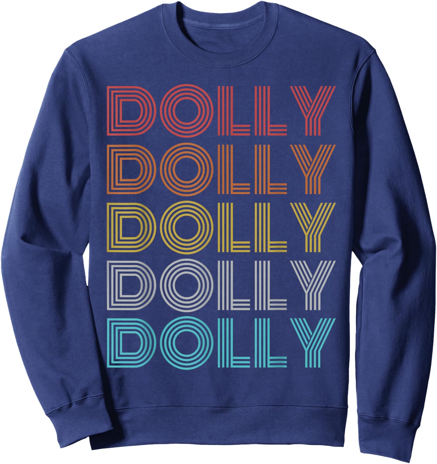 Retro Vintage Dolly Sweatshirt - Sweatshirt | Navy