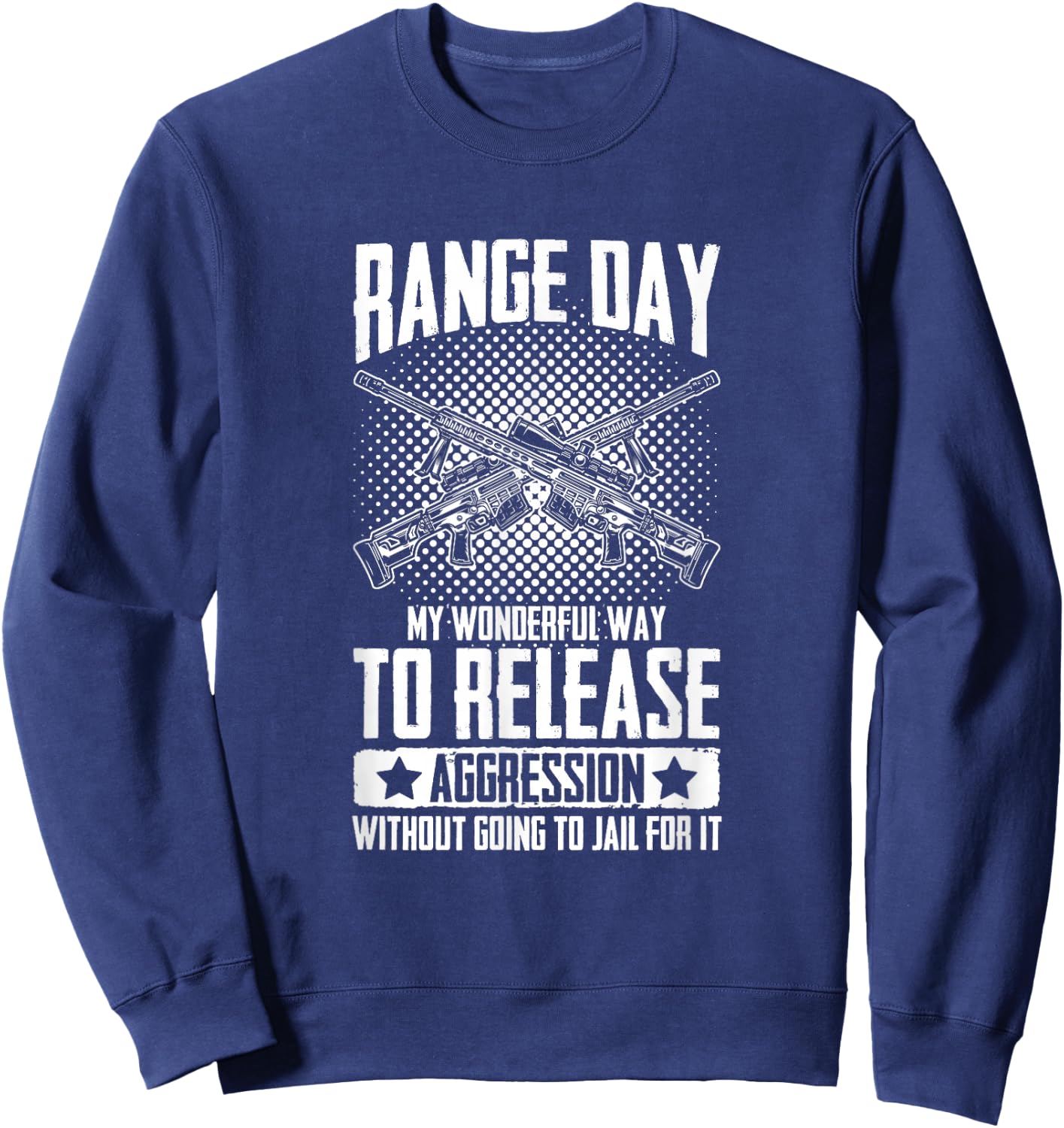 Range Day Sniper Shooter Long Range Shooting Sweatshirt - Sweatshirt | Navy