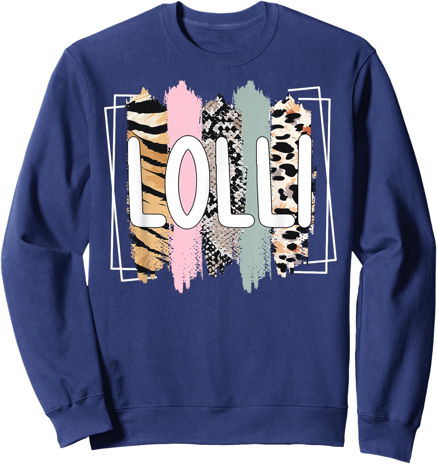 Best Lolli Grandmother Appreciation Lolli Grandma Sweatshirt - Sweatshirt | Navy