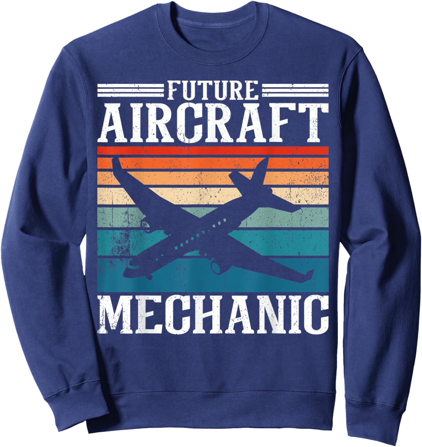 Aircraft Mechanic Apprenticeship Future Aircraft Mechanic Sweatshirt - Sweatshirt | Navy