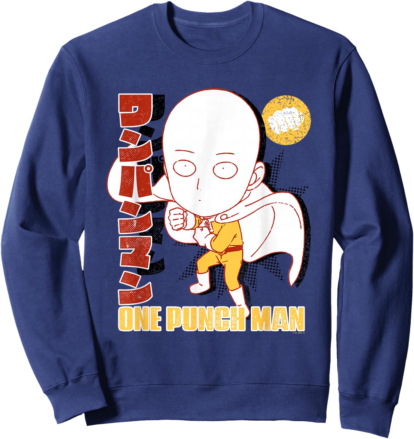 One Punch Man Comic Edit Sweatshirt - Sweatshirt | Navy