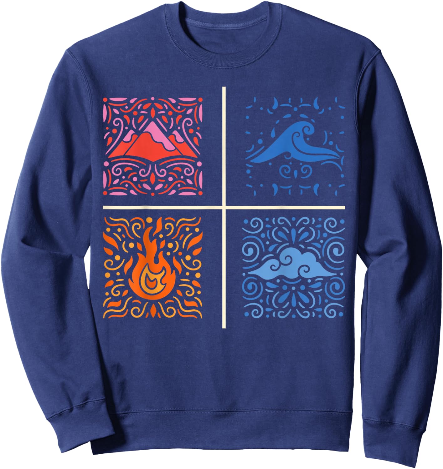 Four Elements Sweatshirt - Sweatshirt | Navy
