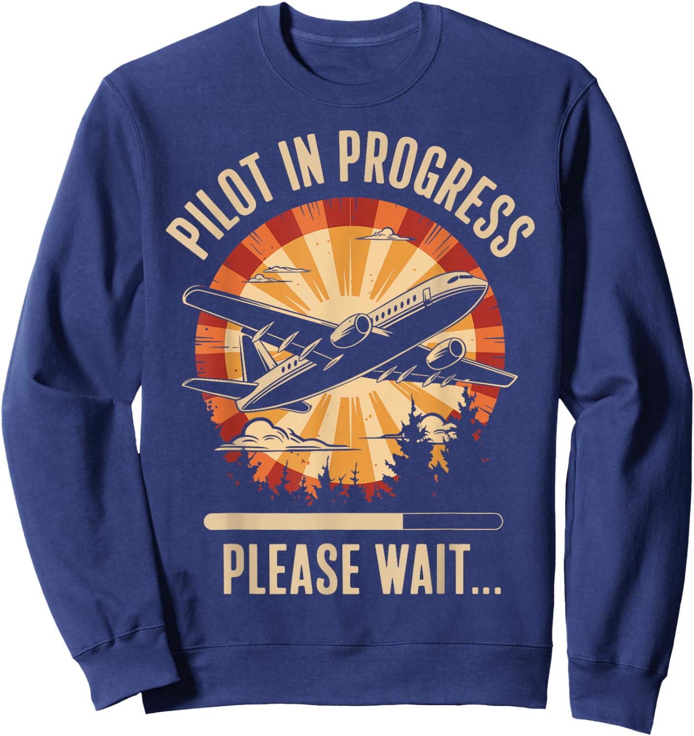Pilot In Progress Future Pilot Sweatshirt - Sweatshirt | Navy