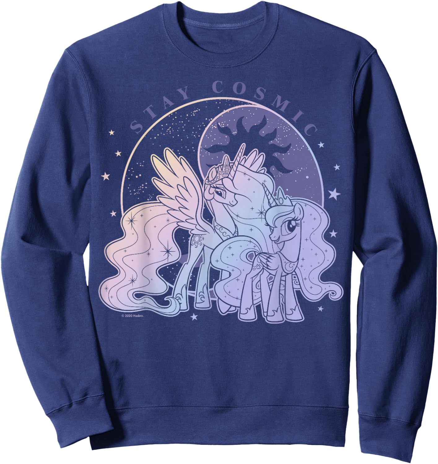 My Little Pony: Friendship is Magic Stay Cosmic Group Shot Sweatshirt - Sweatshirt | Navy