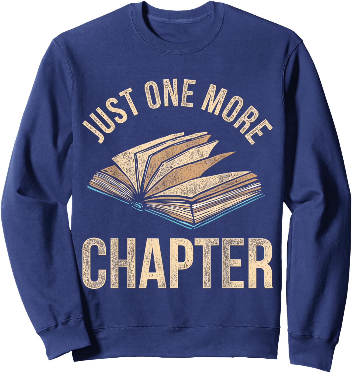 Just One More Chapter Reading Sweatshirt - Sweatshirt | Navy