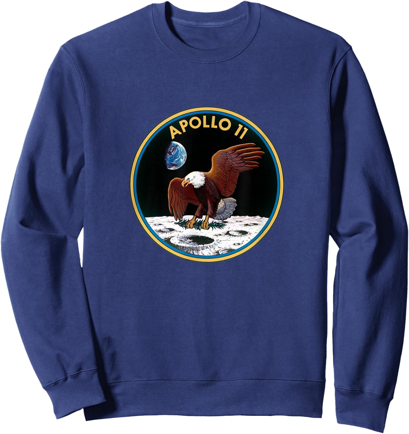Apollo 11 Logo Apollo 11 Picture Shirt Sweatshirt - Sweatshirt | Navy