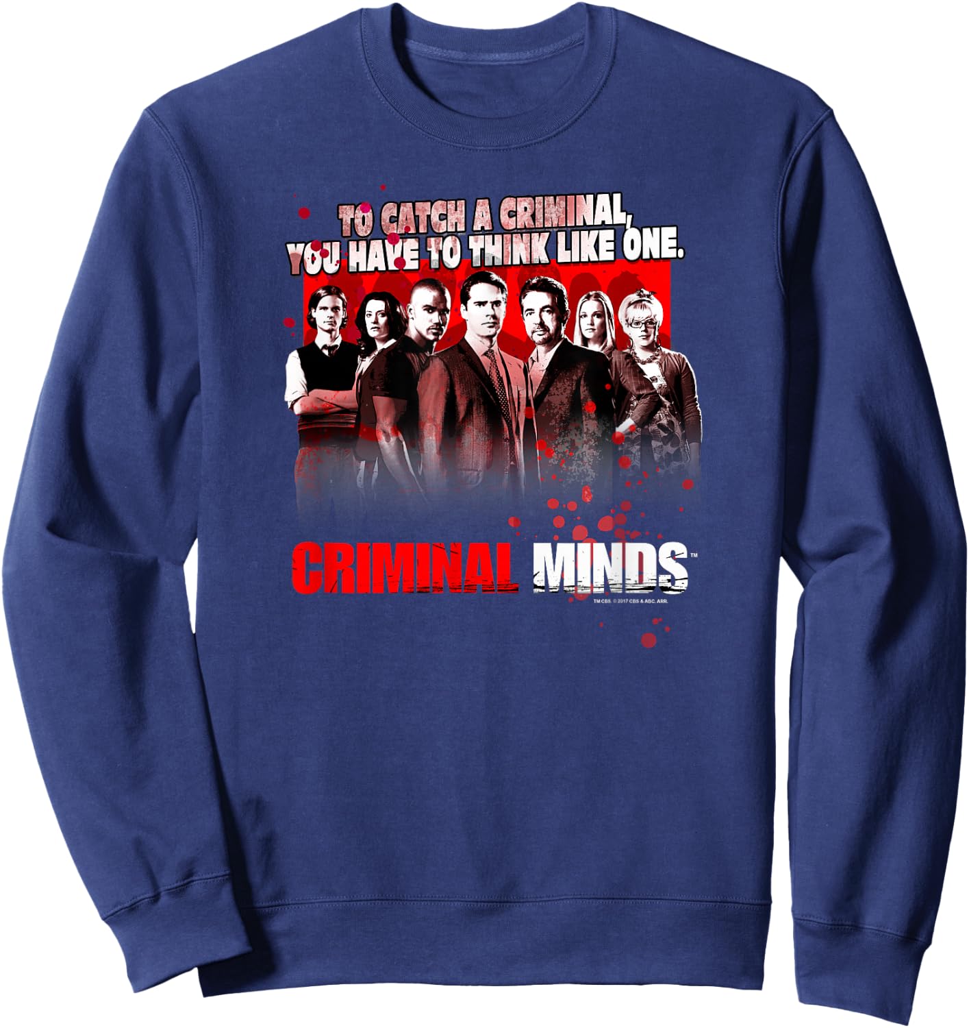 Criminal Minds Think Like One Sweatshirt - Sweatshirt | Navy