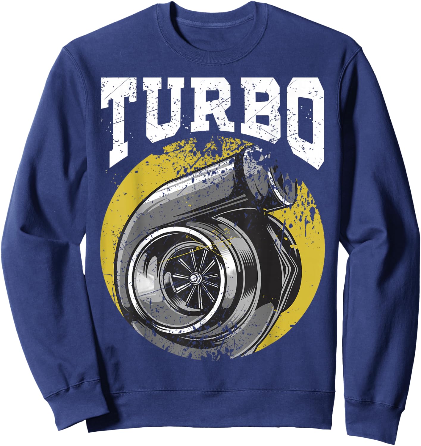 Turbo Charged for Racing Lovers Sweatshirt - Sweatshirt | Navy