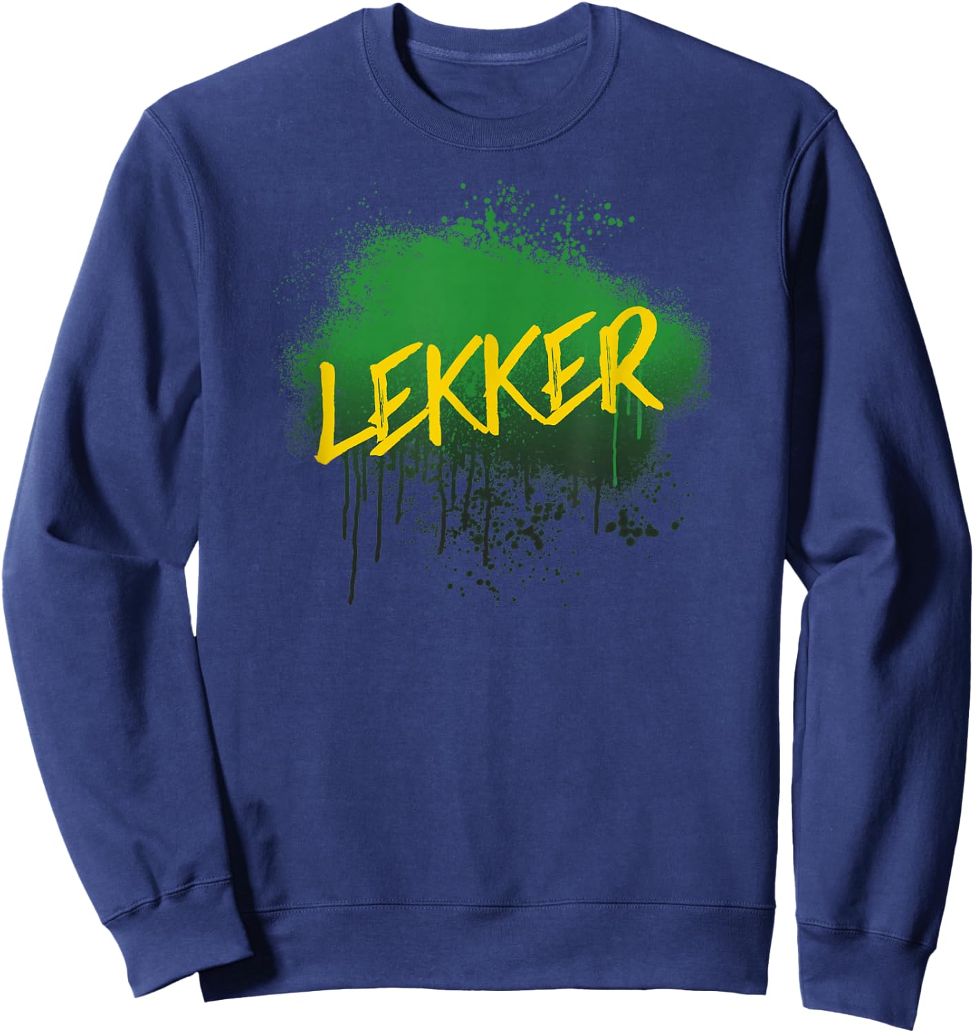 South African Lekker, South African Braai Day Lekker Sweatshirt - Sweatshirt | Navy