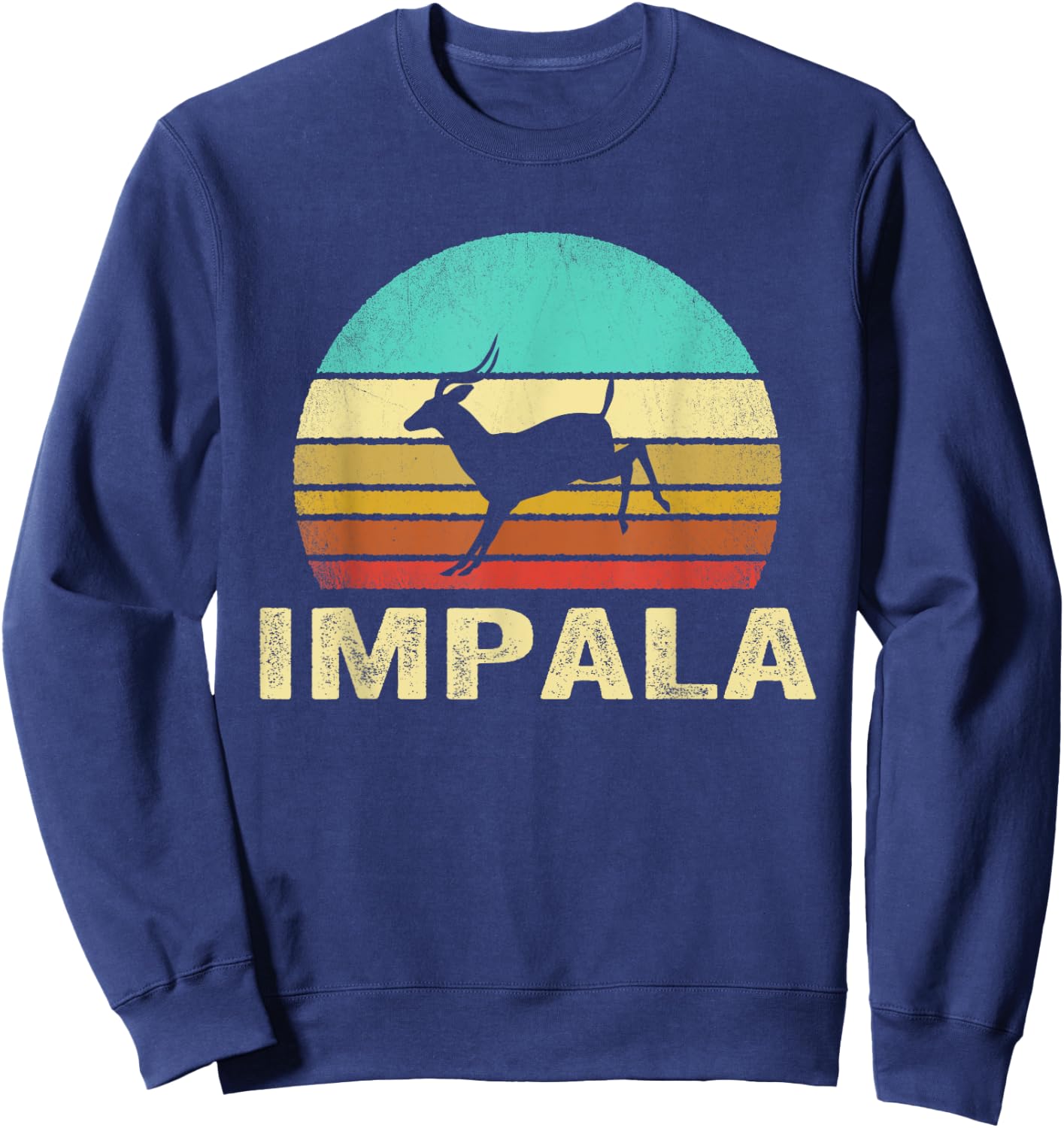 Vintage Impala Shirt Sunset Sweatshirt - Sweatshirt | Navy