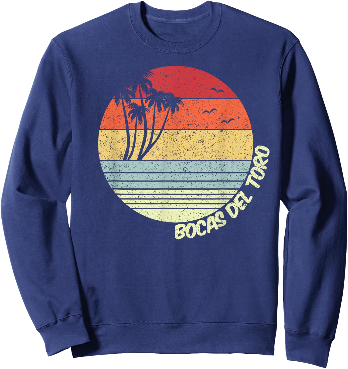 Bocas del Toro Panama Beach Vacation Souvenir Sweatshirt - Sweatshirt | Navy