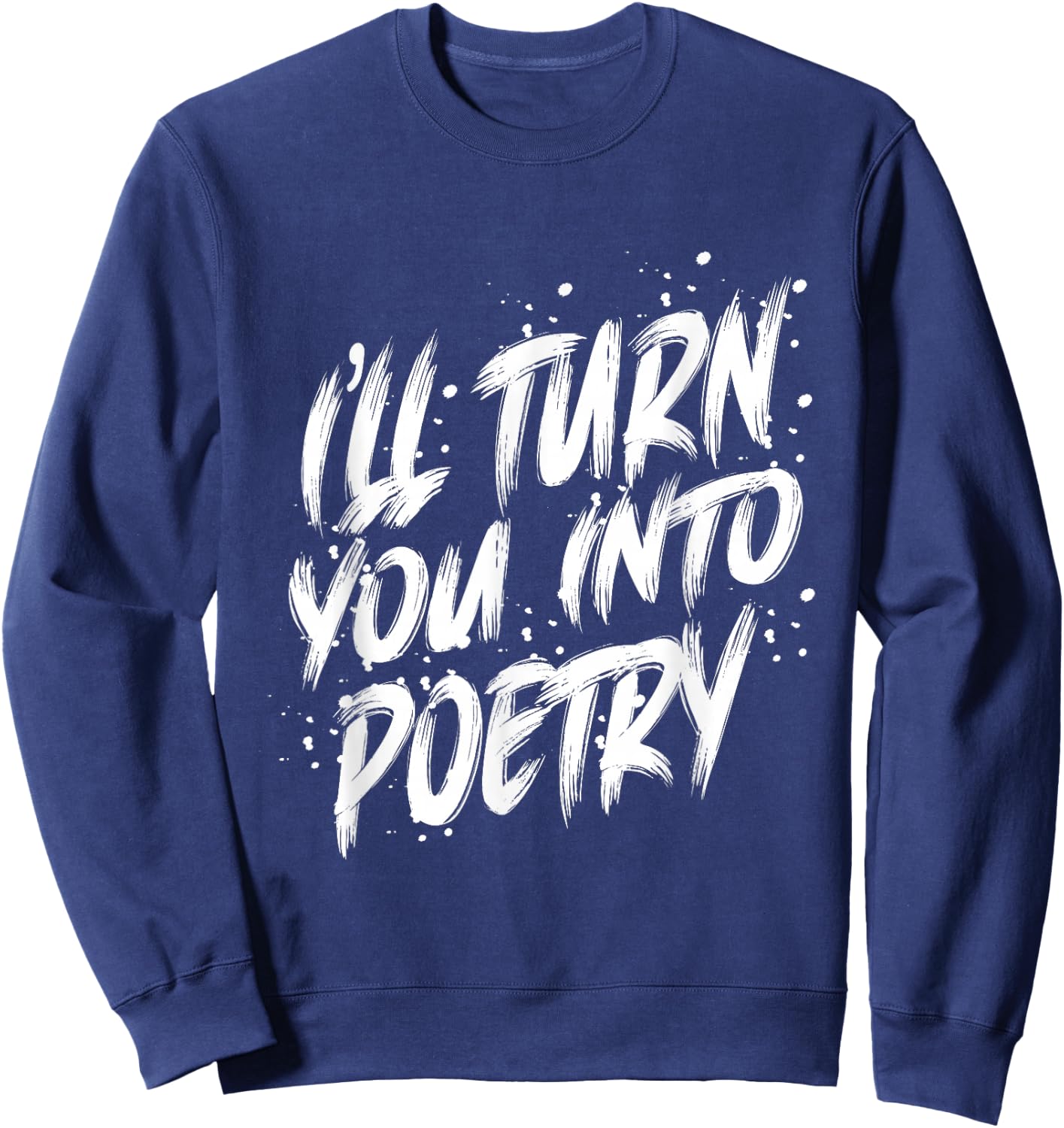 Soulsearcher transform into the poetry Sweatshirt - Sweatshirt | Navy