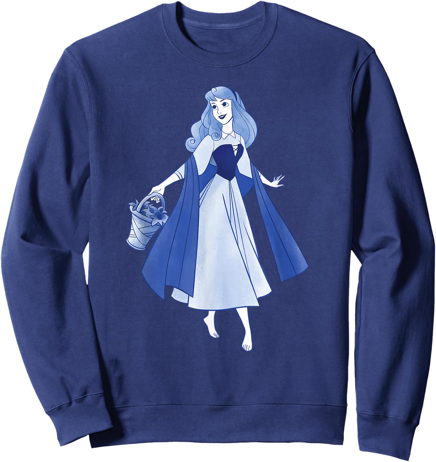 Disney Sleeping Beauty Briar Rose Blue Sweatshirt - Sweatshirt | Navy
