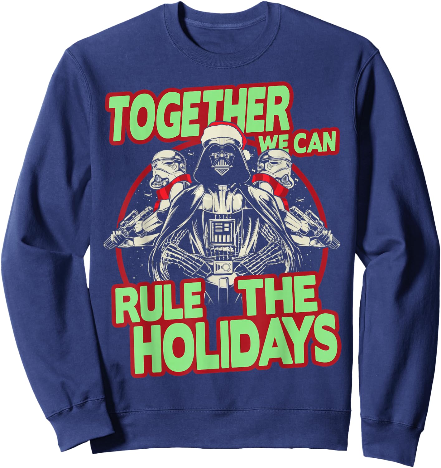 Star Wars Together We Can Rule Holidays Christmas Sweatshirt - Sweatshirt | Navy