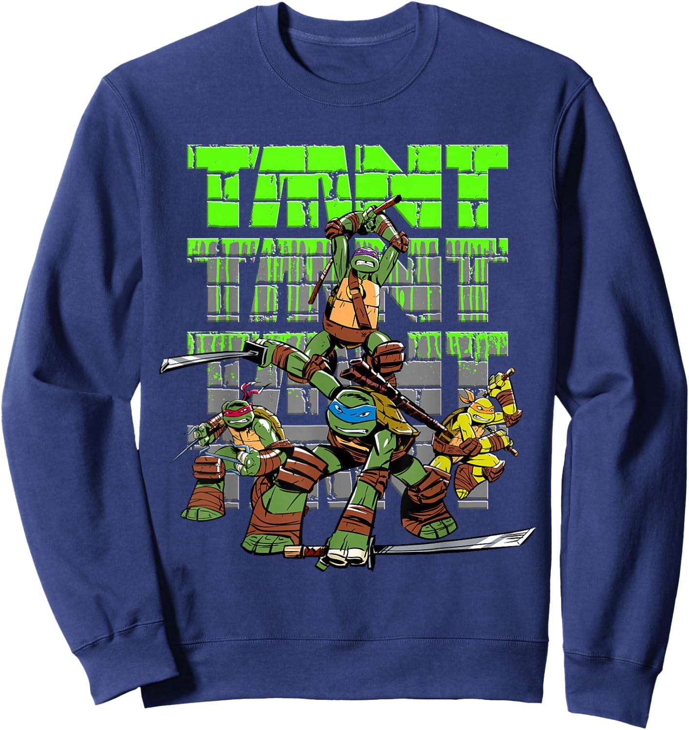 "TMNT" Oozing Wall Sweatshirt - Sweatshirt | Navy