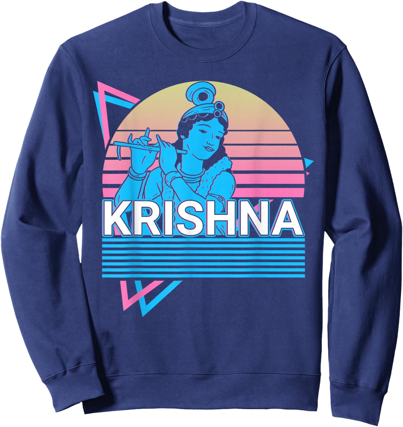 Krishna Hindu God Ancient Hindu Mythology Sweatshirt - Sweatshirt | Navy