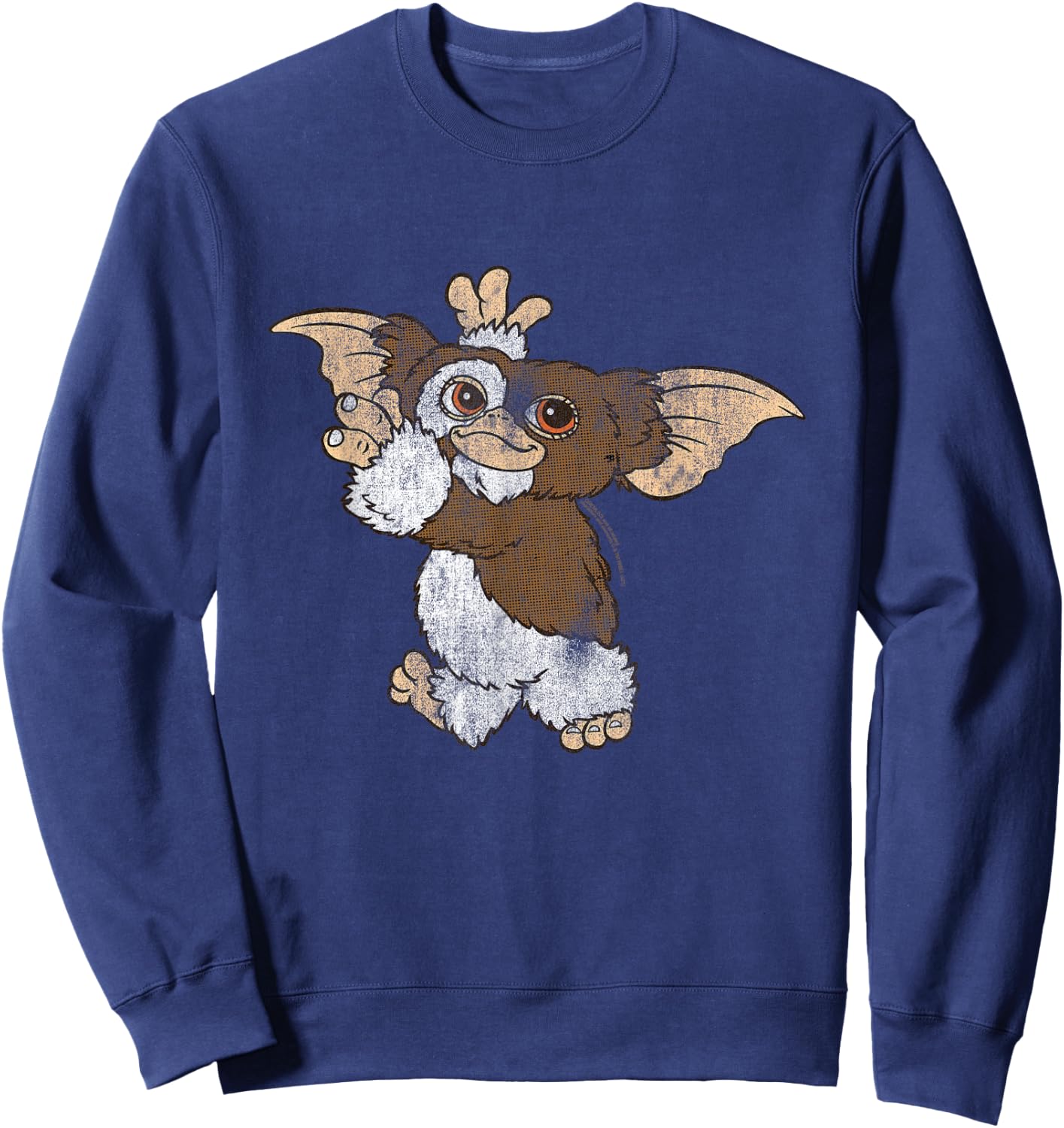 Gremlins Gizmo Waving Sweatshirt - Sweatshirt | Navy