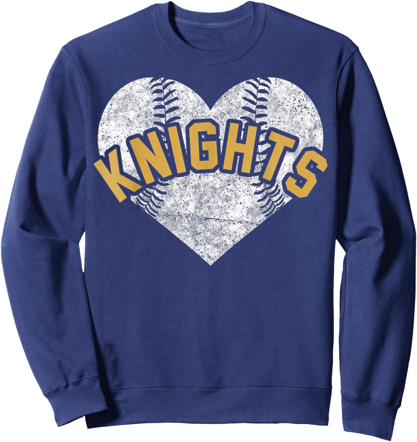 Knights Baseball Softball Shirt High School Team Mascot Mom Sweatshirt - Sweatshirt | Navy