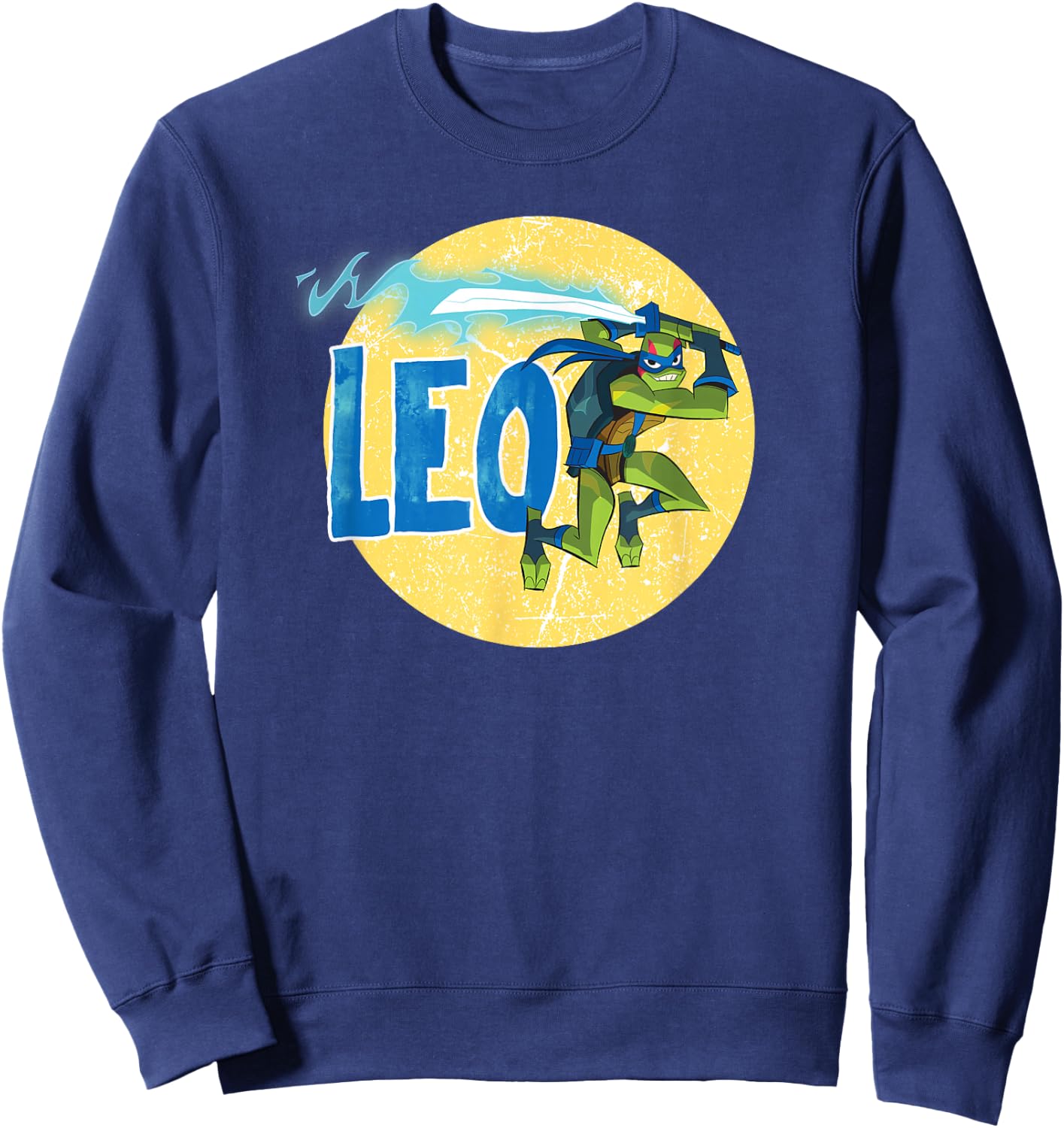Leonard "Leo" the Ninja Turtle Sweatshirt - Sweatshirt | Navy