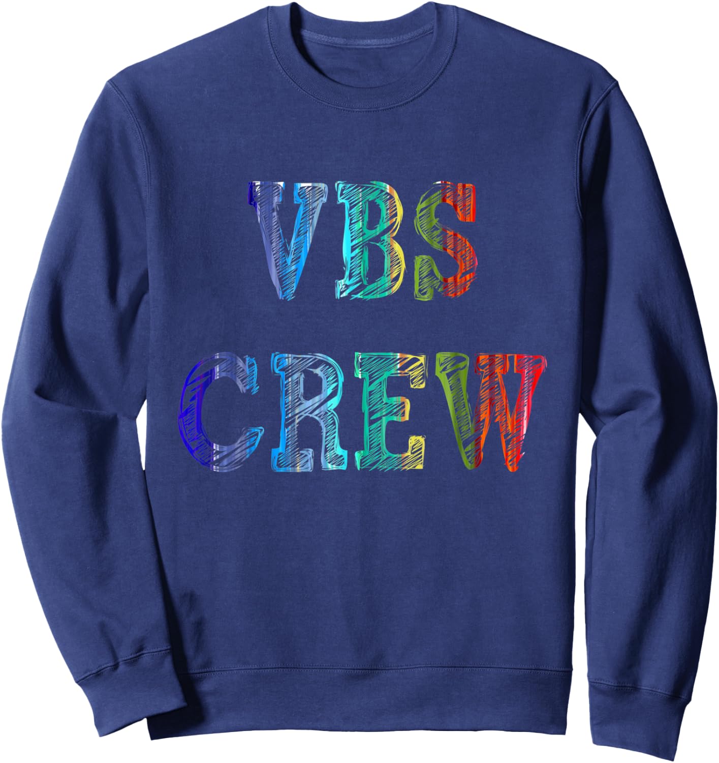 VBS Crew Paint Splatter Vacation Bible School Apparel Sweatshirt - Sweatshirt | Navy