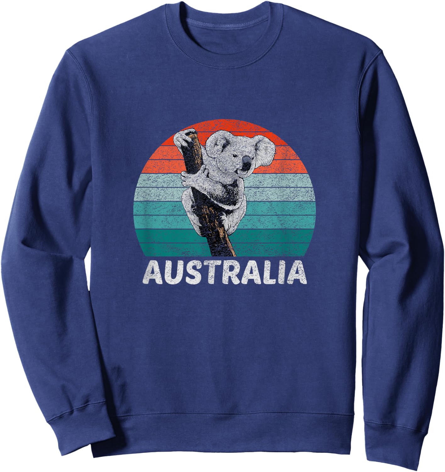 Vintage Retro Koala Australia Koala Bear Sweatshirt - Sweatshirt | Navy