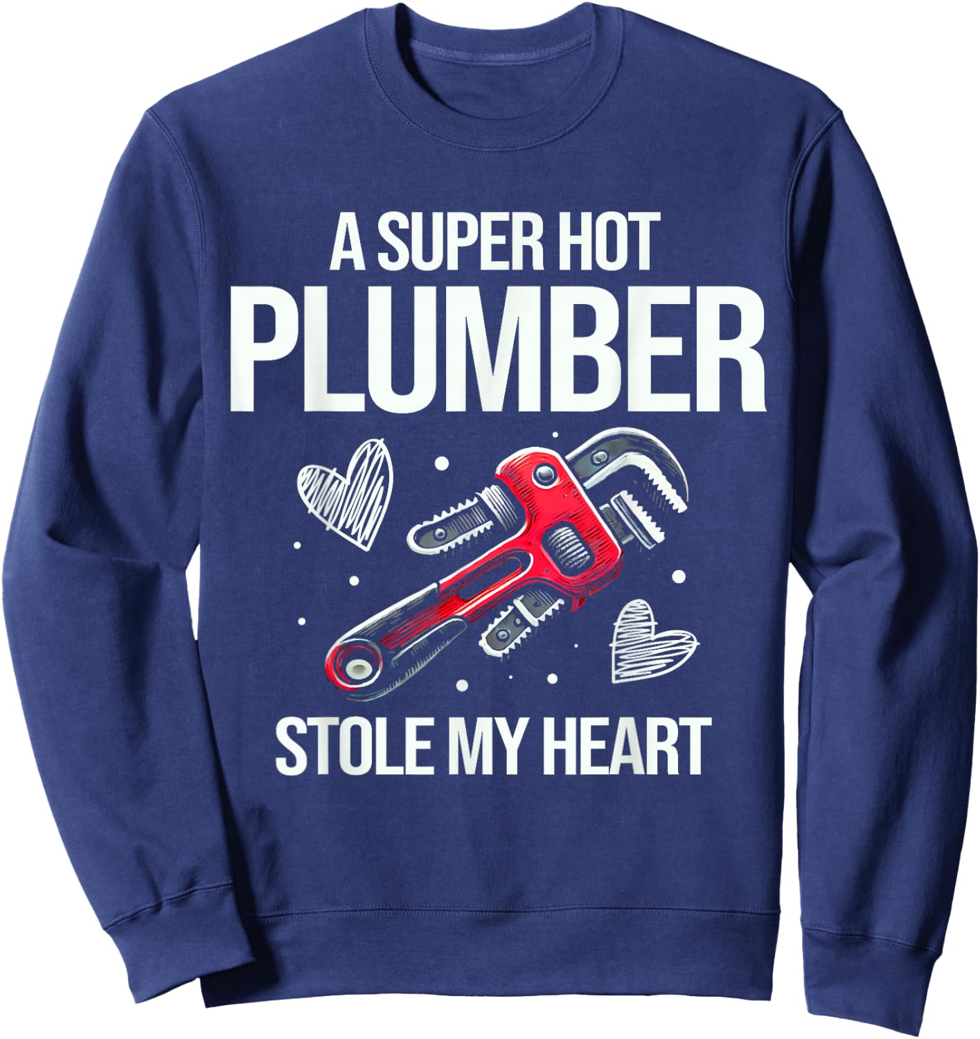 Funny Bigfoot Plumber Quote For Pipefitter Men Sweatshirt - Sweatshirt | Navy
