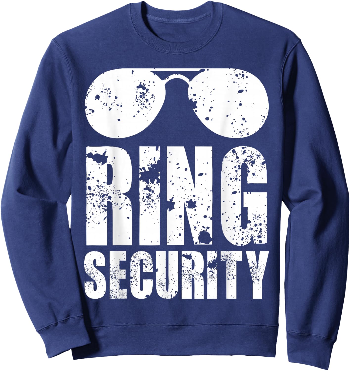Ring Security Shirt Ring Bearer Boys Wedding Party Sweatshirt - Sweatshirt | Navy