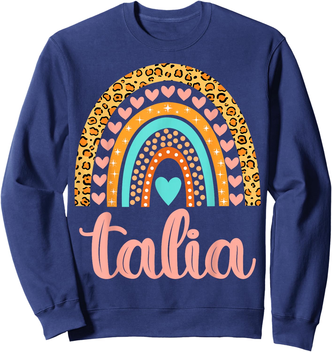 Talia Talia Name Birthday Shirt Gift Sweatshirt - Sweatshirt | Navy