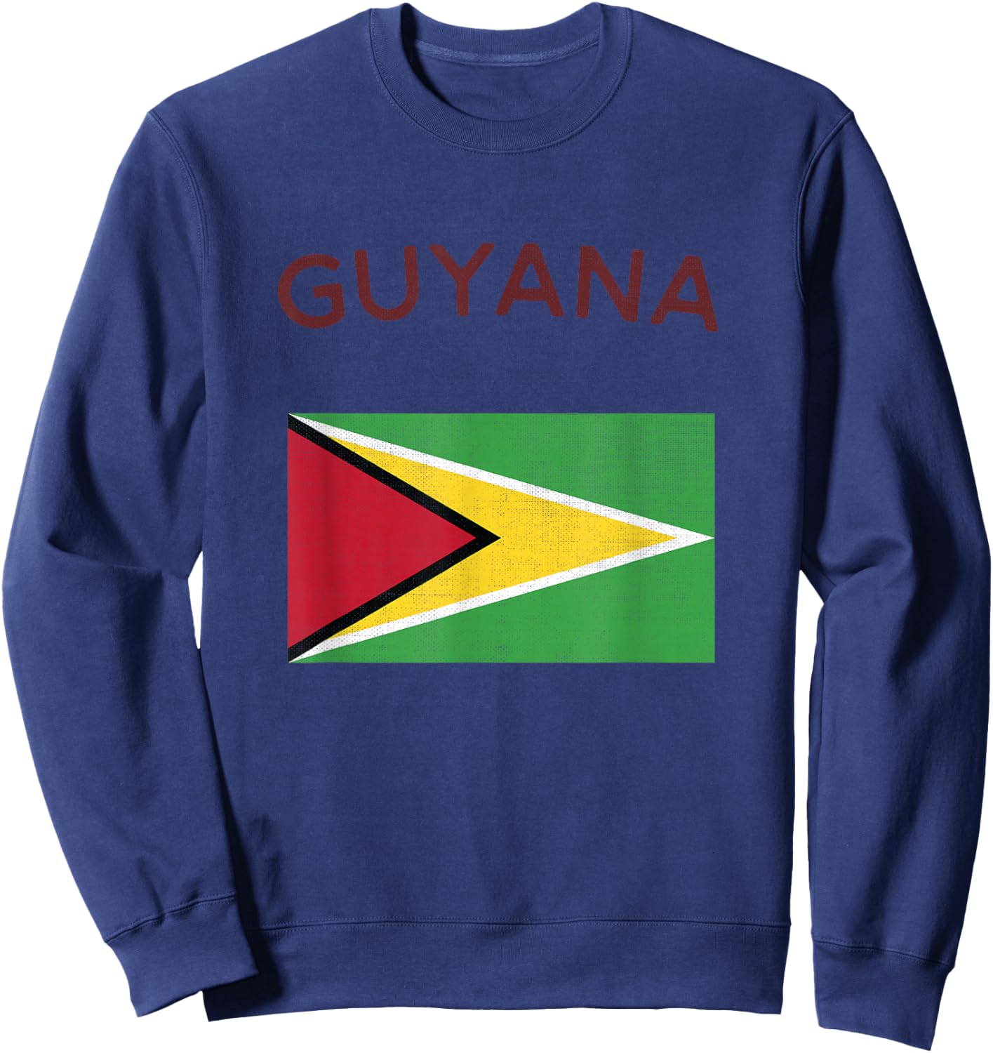 Guyana Flag Sweatshirt - Sweatshirt | Navy