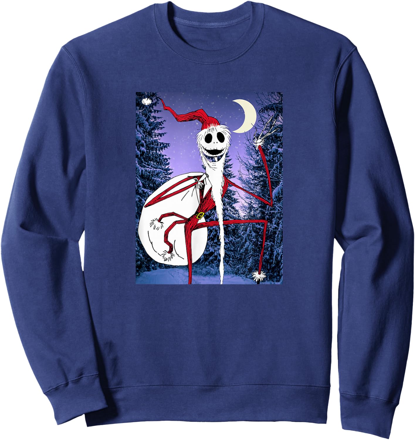 Disney - Nightmare Before Christmas Santa Jack Sweatshirt - Sweatshirt | Navy