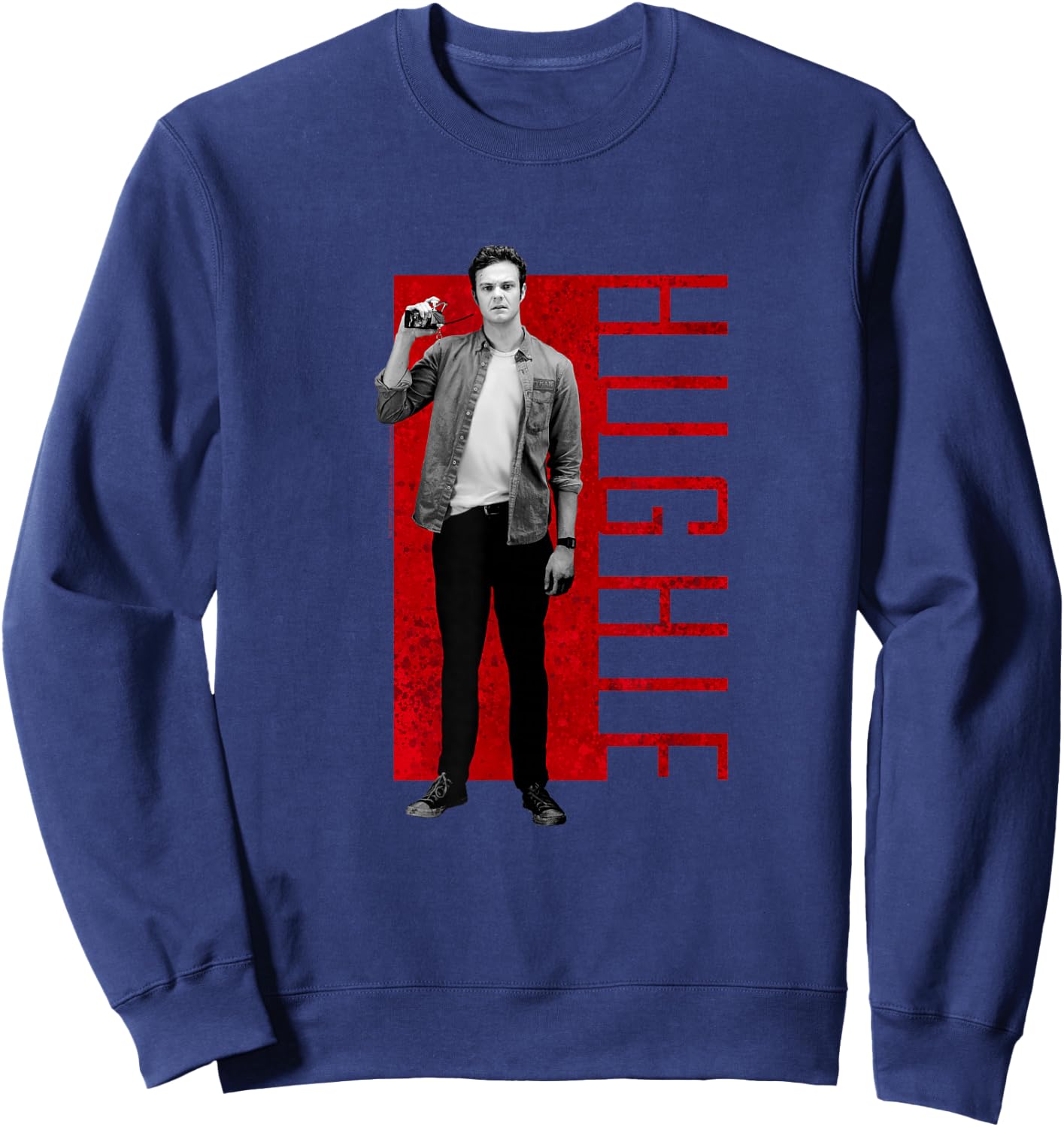 The Boys Hughie Superhero TV Show Sweatshirt - Sweatshirt | Navy