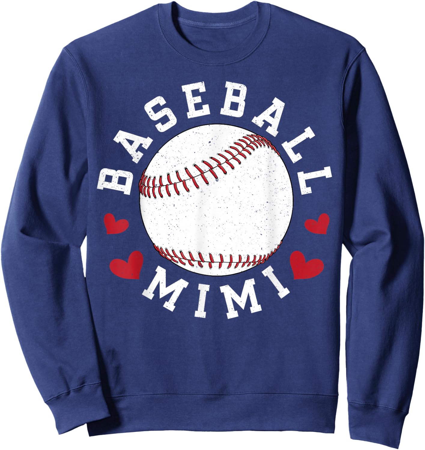 Baseball Mimi Grandma Mimi Of A Baseball Player Mimi Sweatshirt - Sweatshirt | Navy
