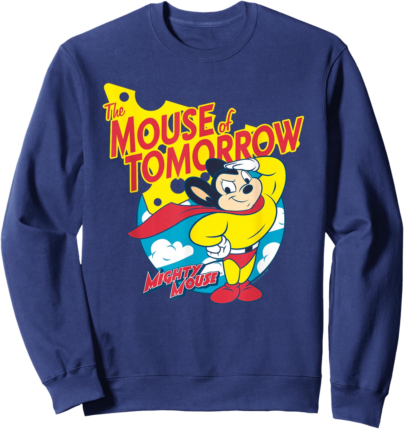 Mighty Mouse Mouse Of Tomorrow Sweatshirt - Sweatshirt | Navy