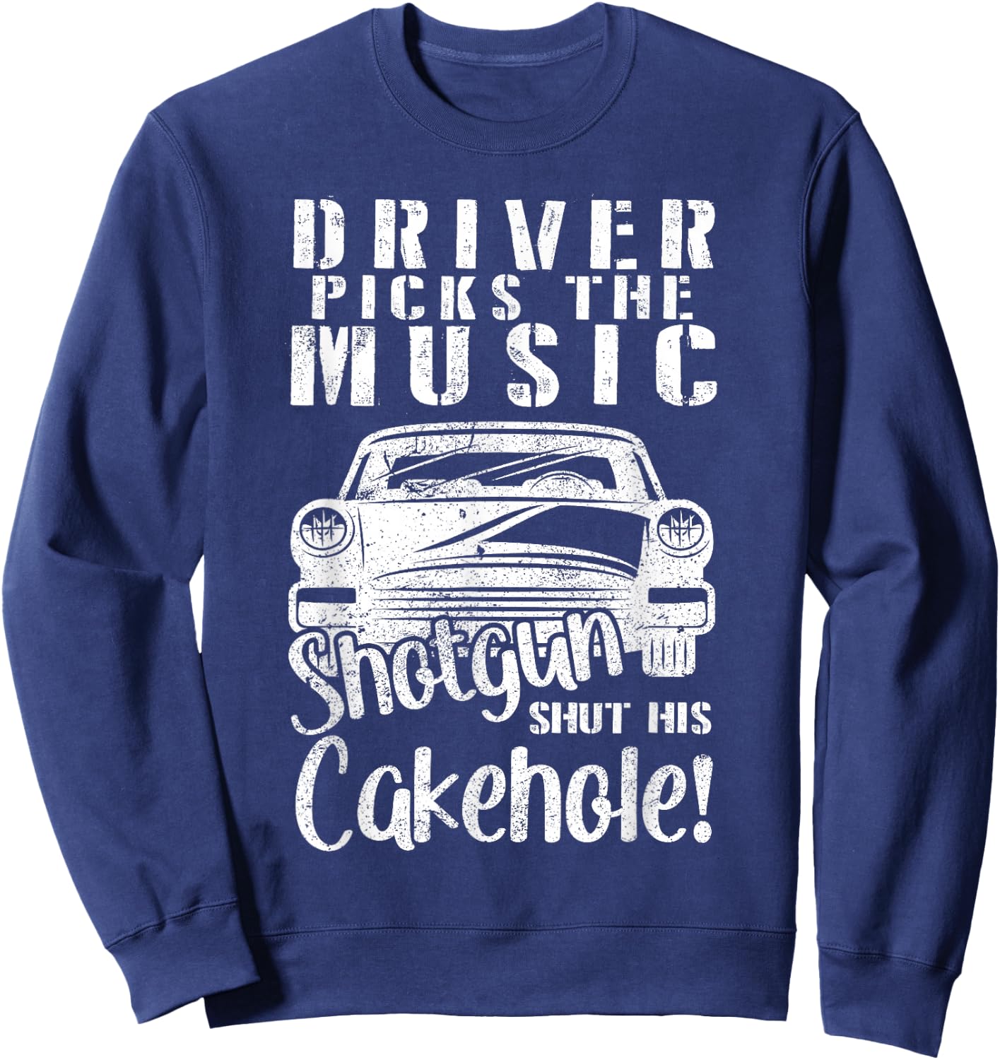 Supernatural Driver Picks Music Vintage Retro Sweatshirt - Sweatshirt | Navy