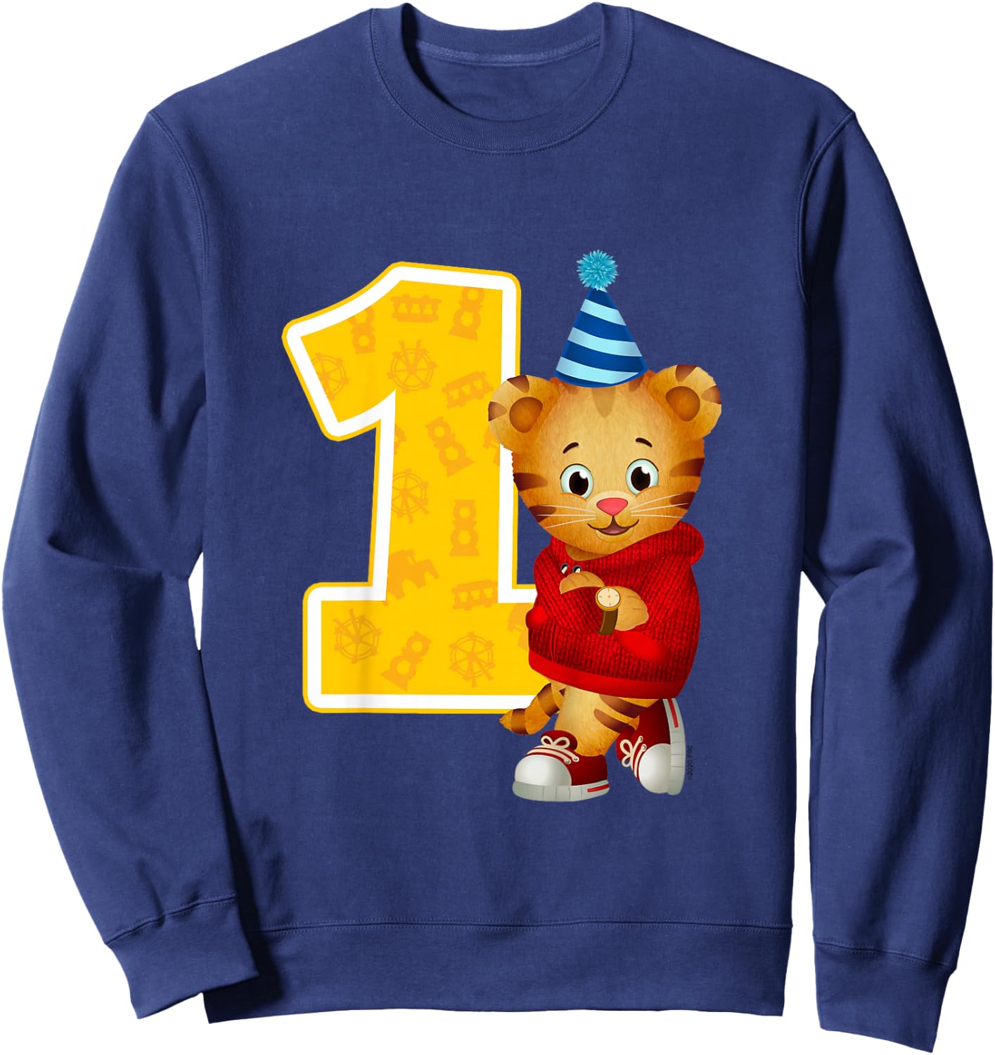 Daniel Tiger's Neighborhood: My 1st Birthday Sweatshirt - Sweatshirt | Navy