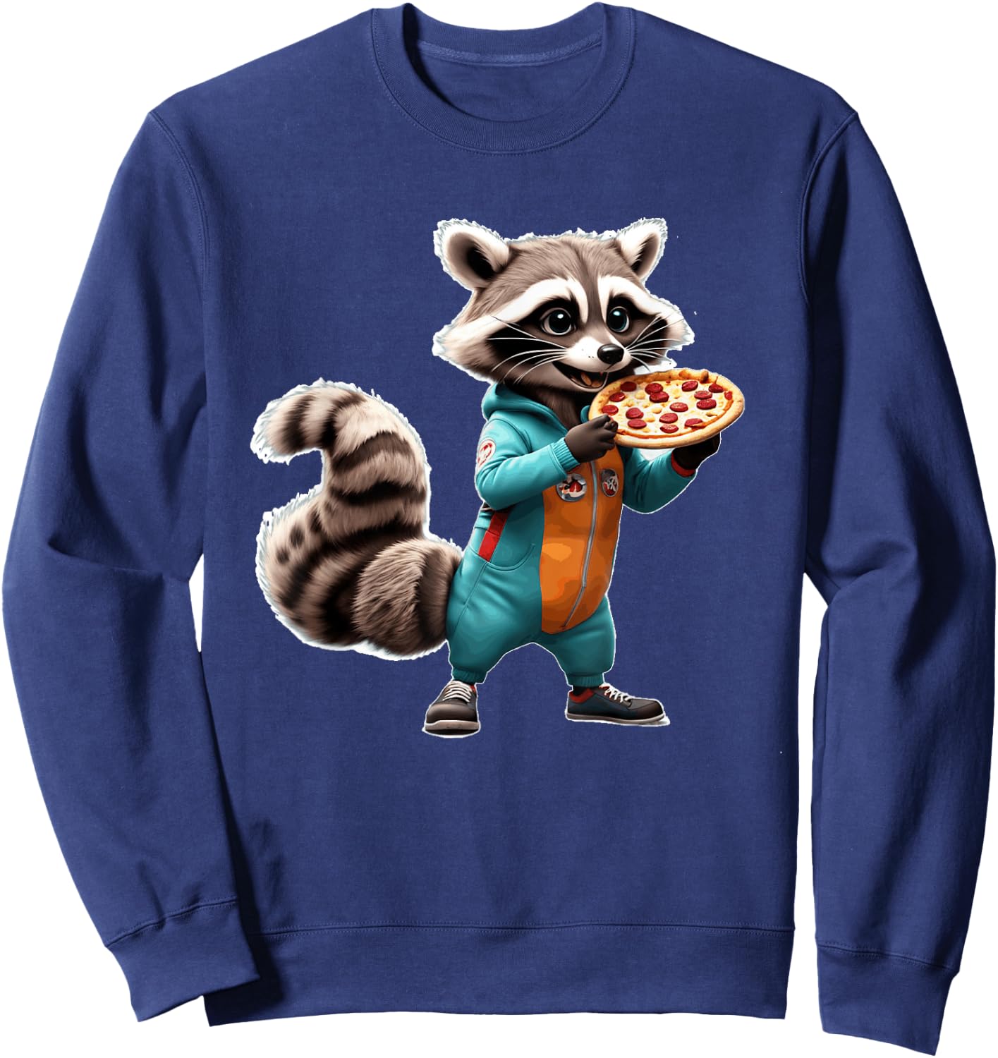 Pizza baker costume adult pizza baker costume pizzeria Sweatshirt - Sweatshirt | Navy