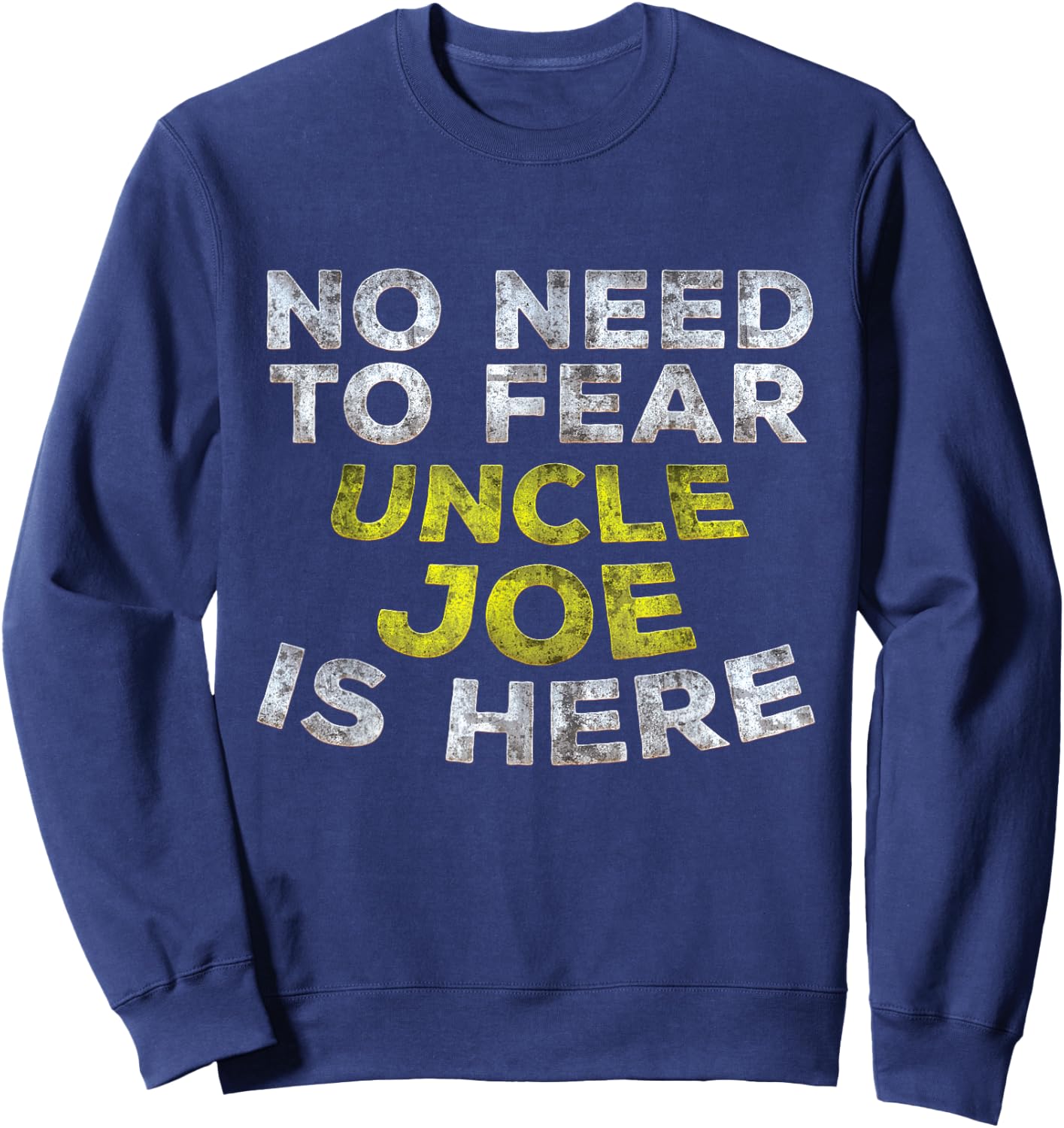JOE Funny Uncle Gift Family Name Text Sweatshirt - Sweatshirt | Navy