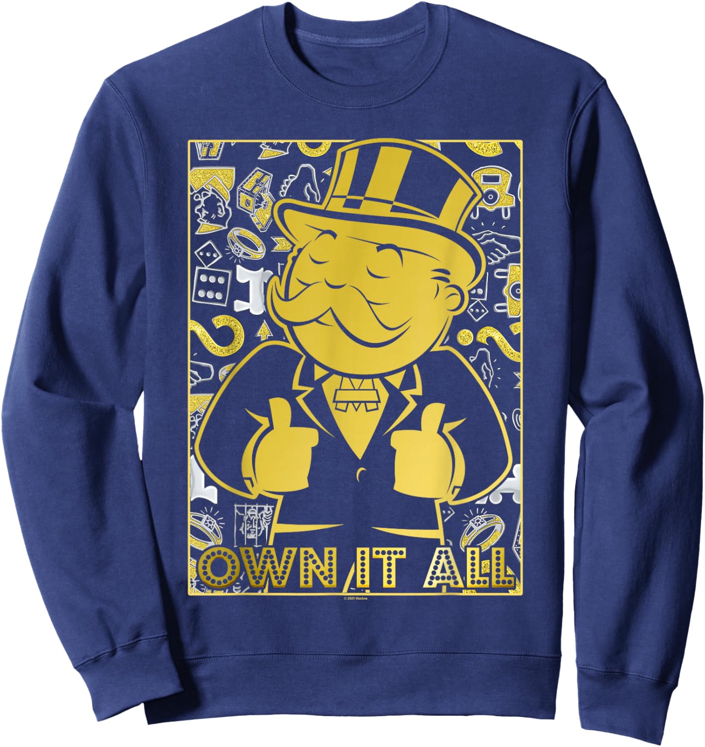 Monopoly Own It All Sweatshirt - Sweatshirt | Navy